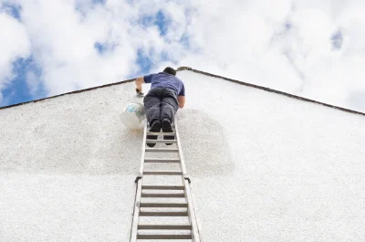 Peinture extérieure au Thil — façades et ravalement